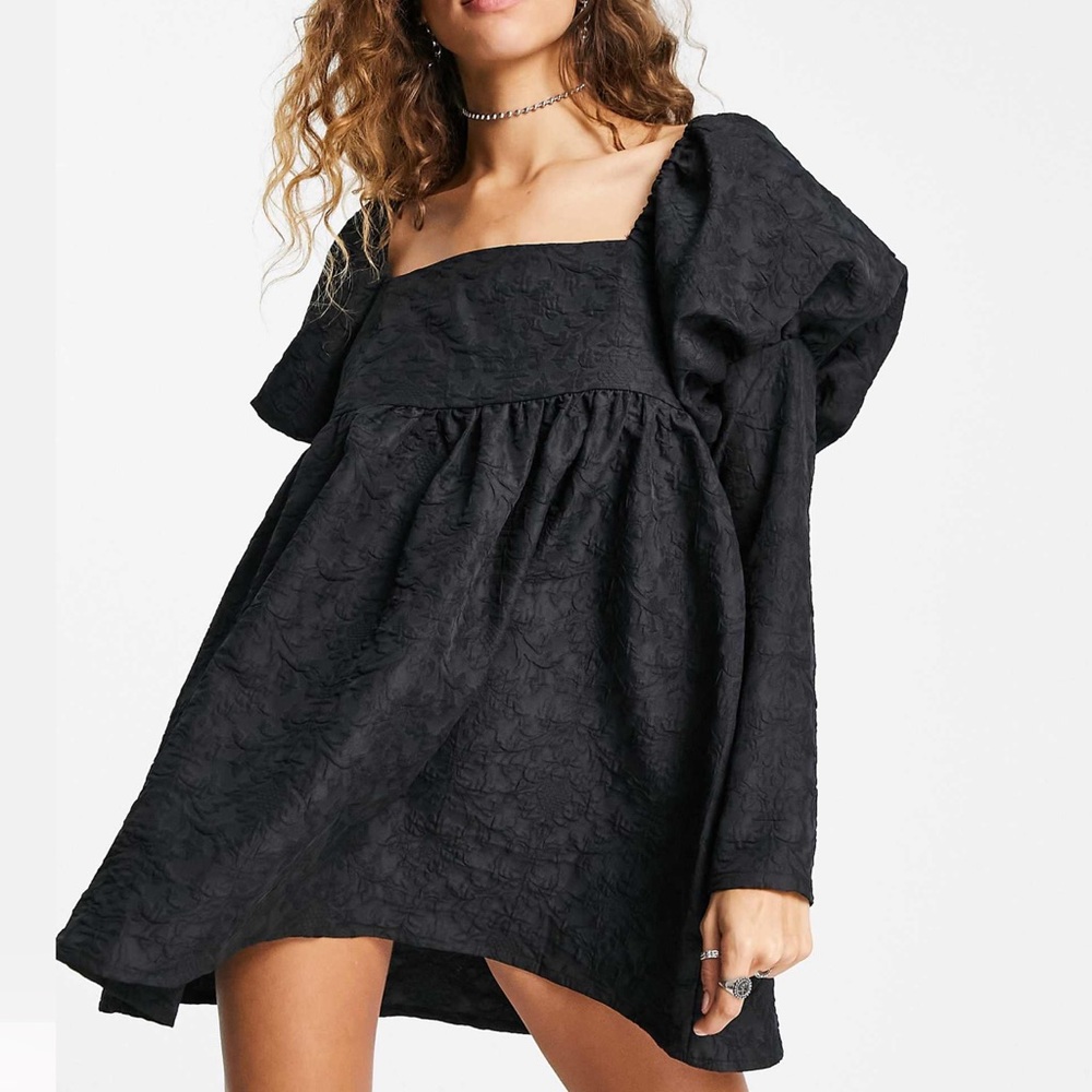Topshop Black Mini Dress